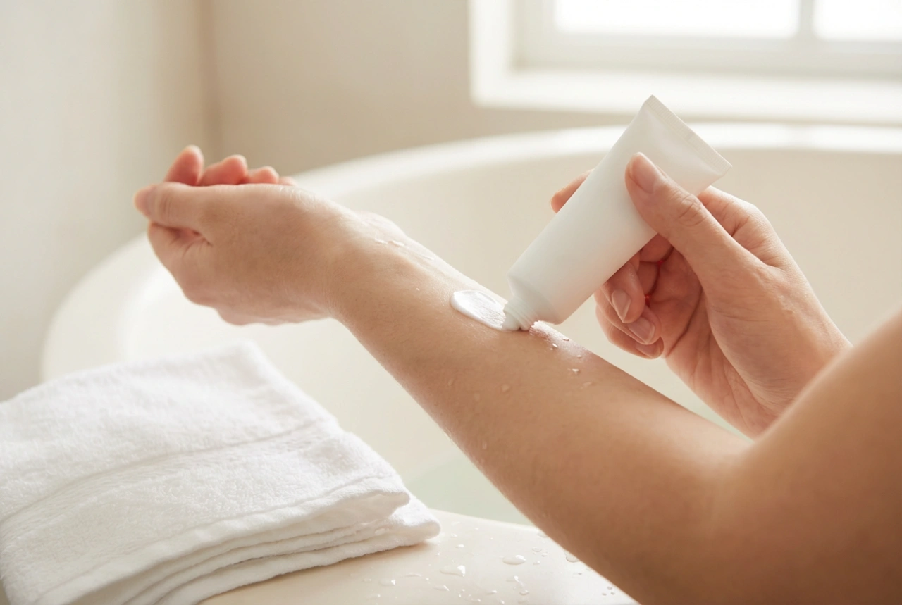 Crema depilatoria: prueba de alergia, tiempo de acción y aclarado correcto