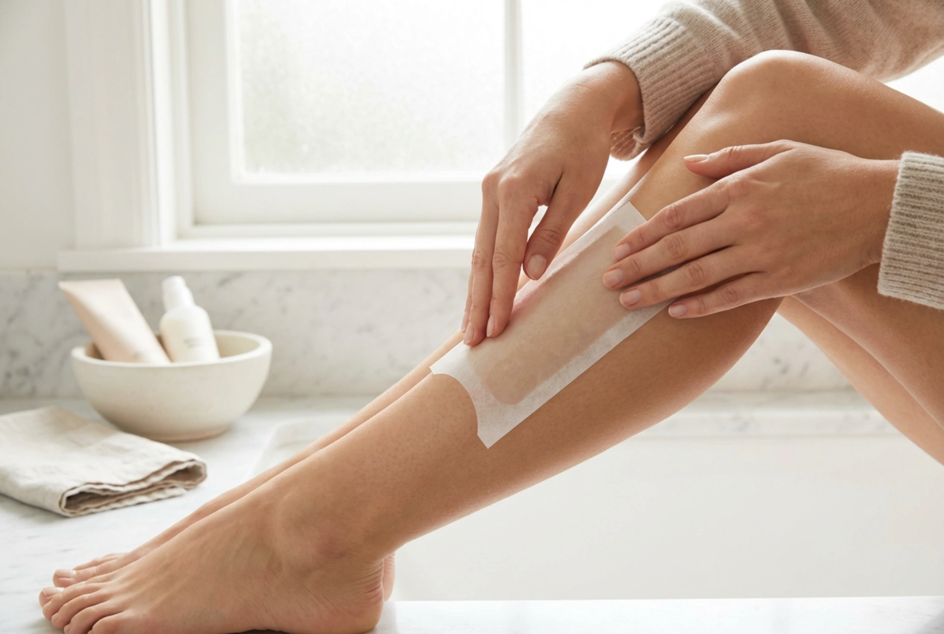 Bandas de depilación para piernas: cómo calentarlas, aplicarlas y retirarlas sin dolor