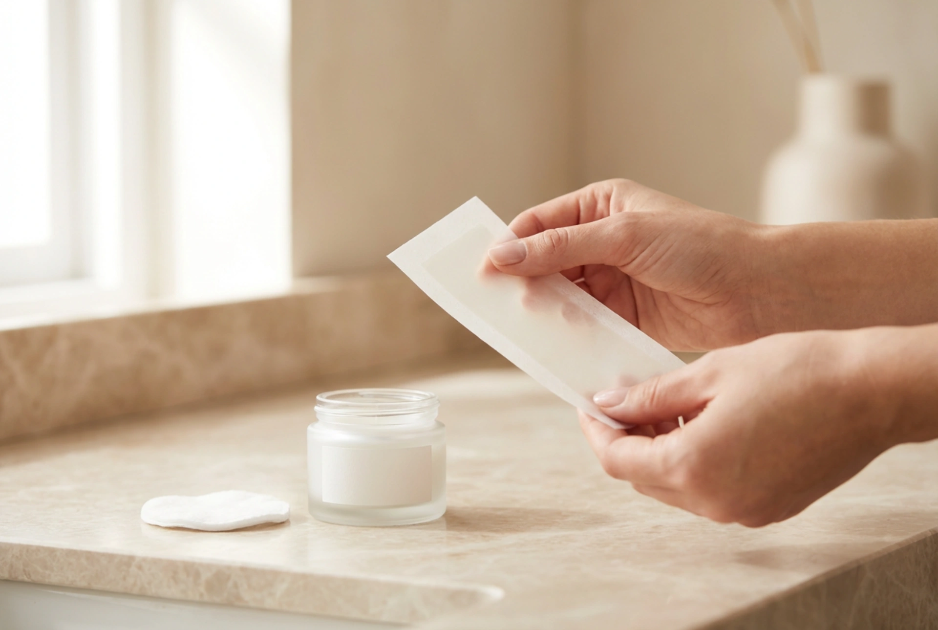 Bandas de cera facial: depilación segura y errores comunes