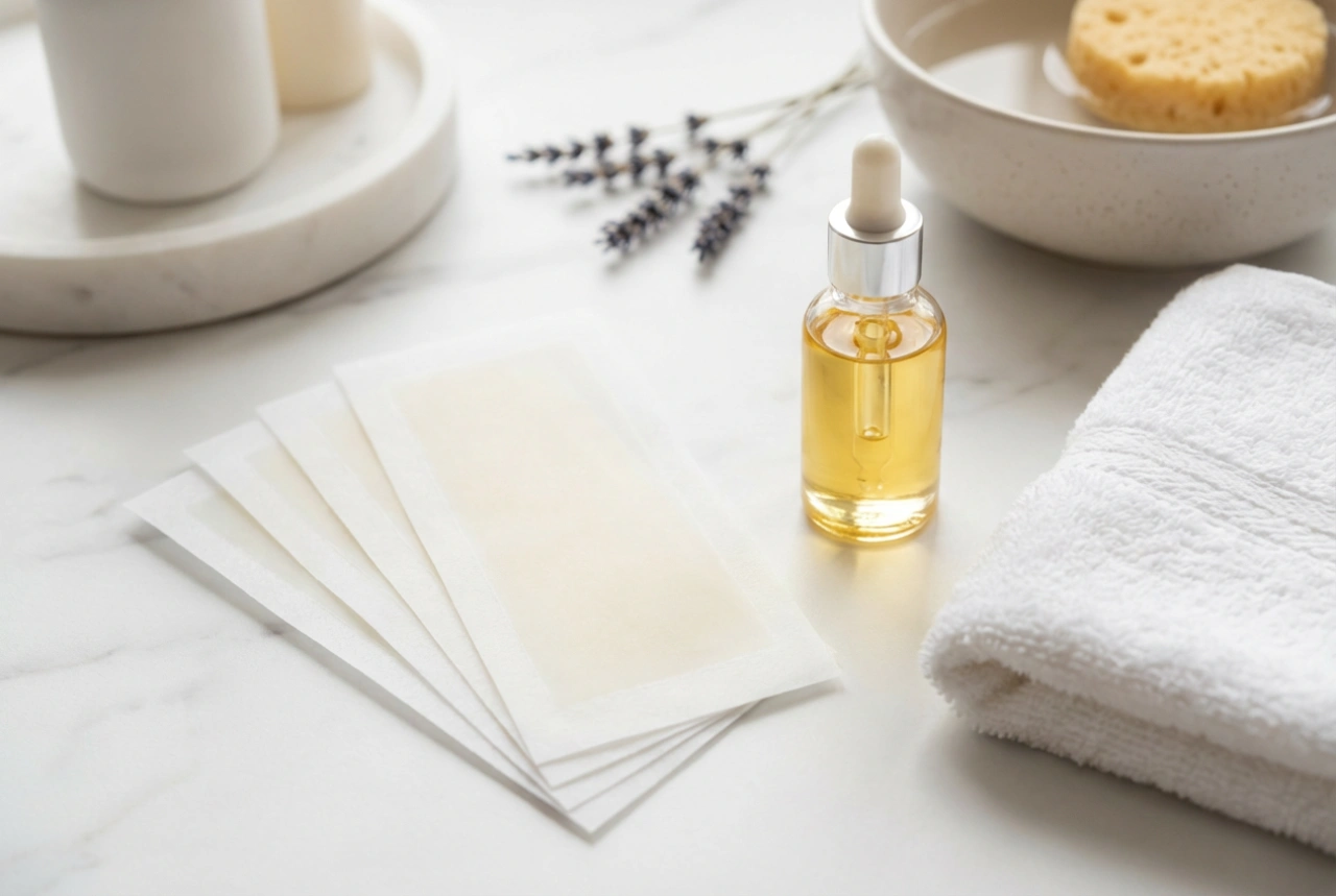 Bandas de cera para depilar: elección, aplicación y errores comunes