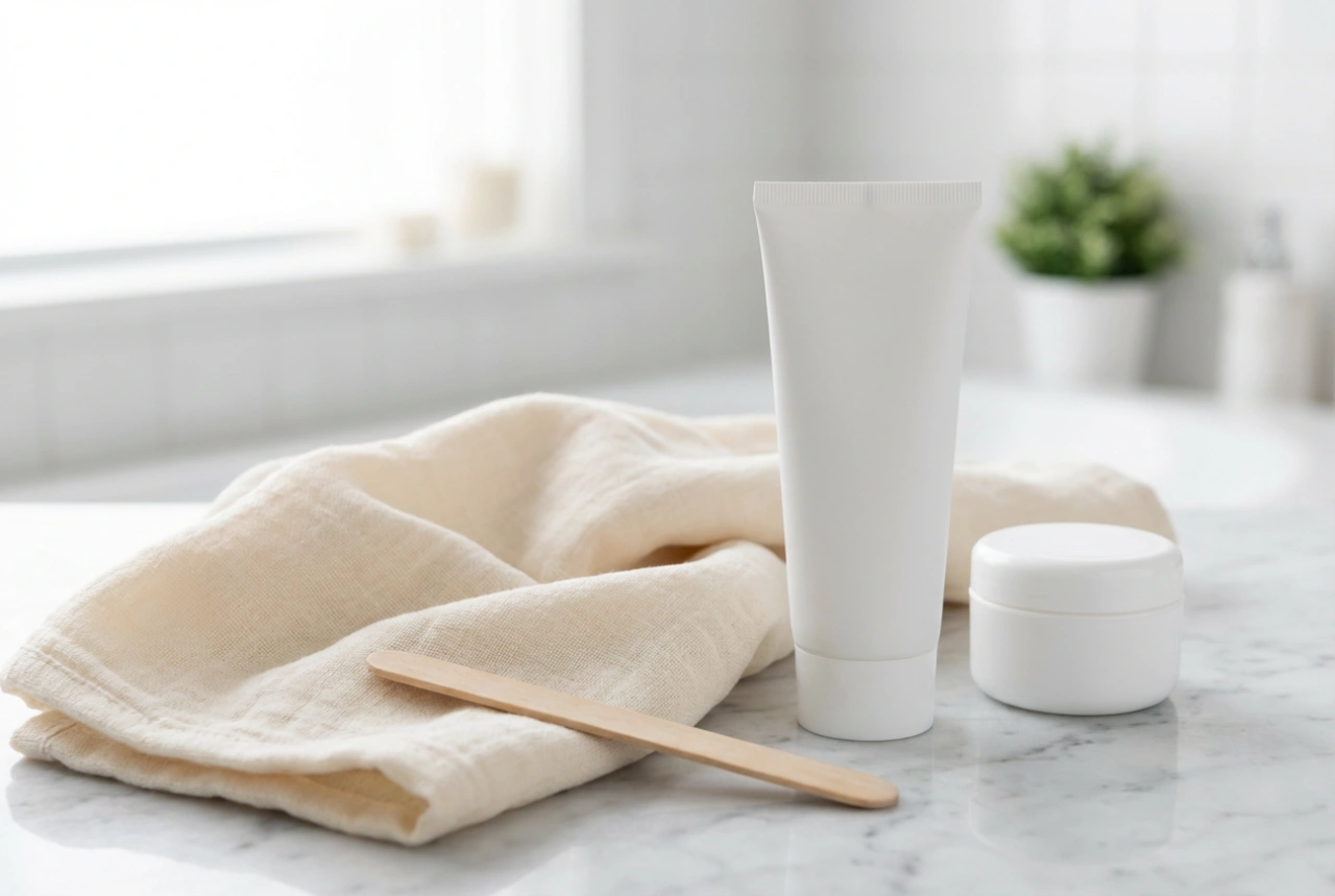 Crema depilatoria para el vello facial: cómo funciona y su aplicación sin irritación