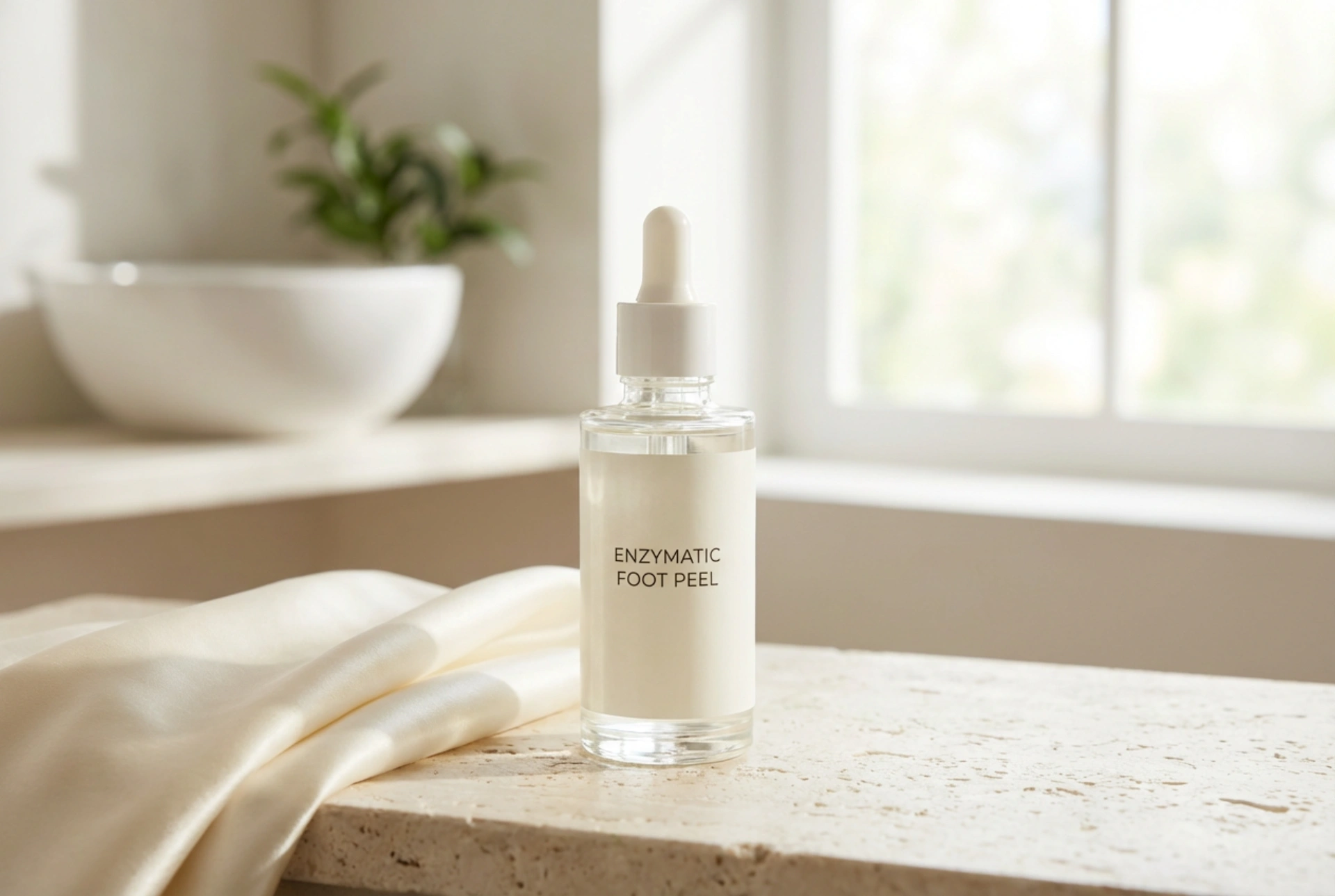 Exfoliante enzimático para pies: exfoliación suave sin frotar