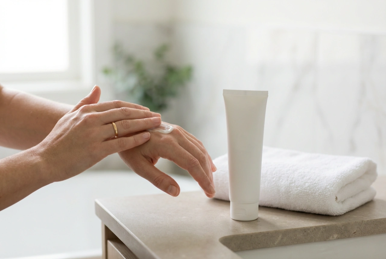 Manos secas: cuidado eficaz después del lavado y la desinfección