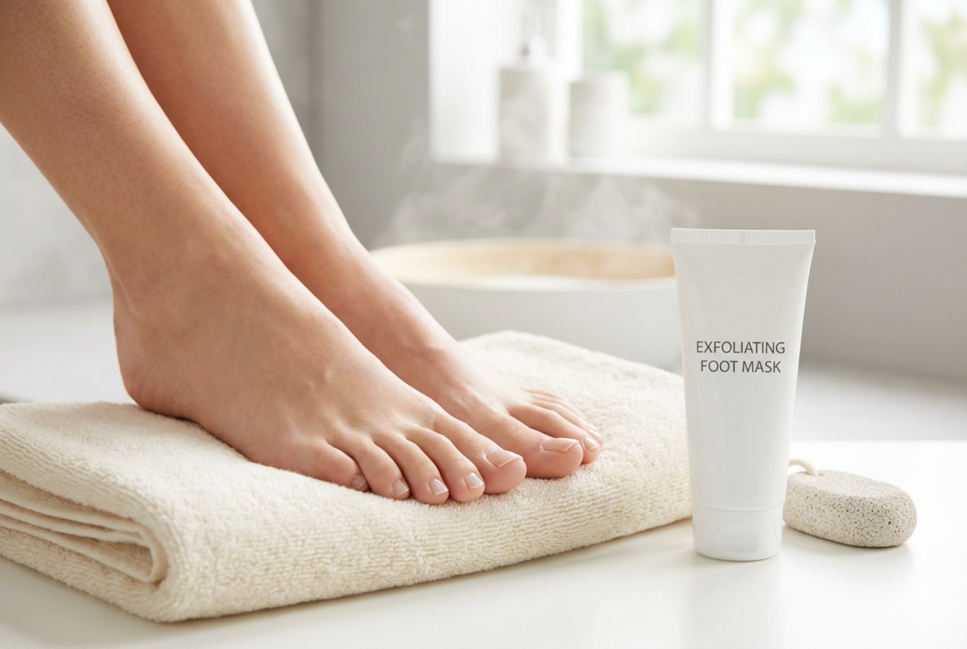 Mascarilla exfoliante para pies: uso seguro en la pedicura casera