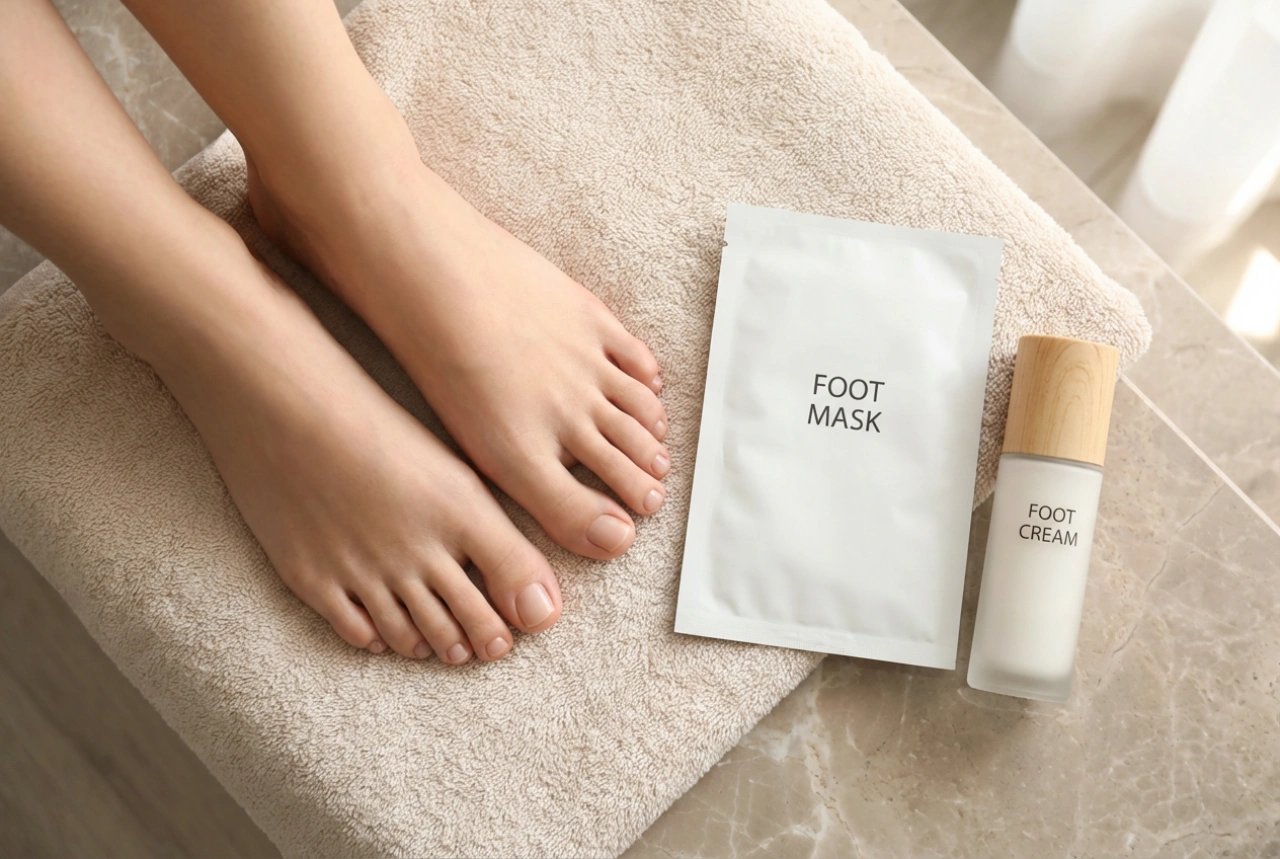 Mascarillas exfoliantes para pies: tipos, tiempo de acción y cuidado posterior