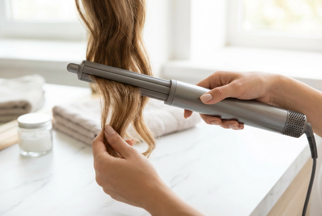 Cepillo secador giratorio para principiantes: dirección de rotación y tensión del mechón