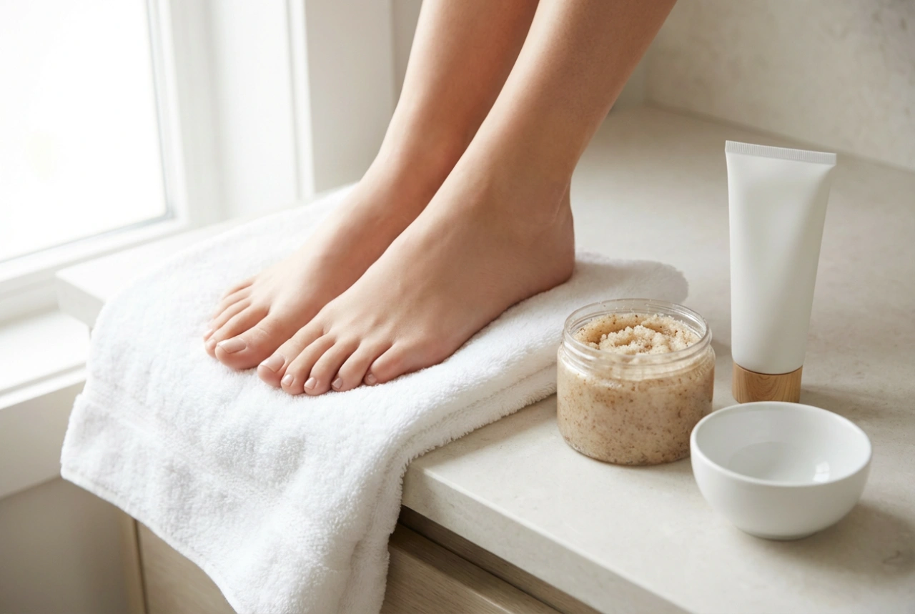 Exfoliación de pies: técnica de realización, errores comunes y cuidado posterior