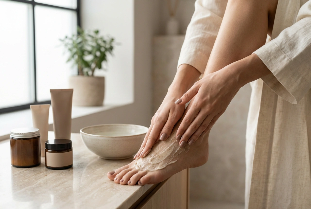 Exfoliación de pies en la rutina de cuidado: cómo elegir el producto y realizar el masaje
