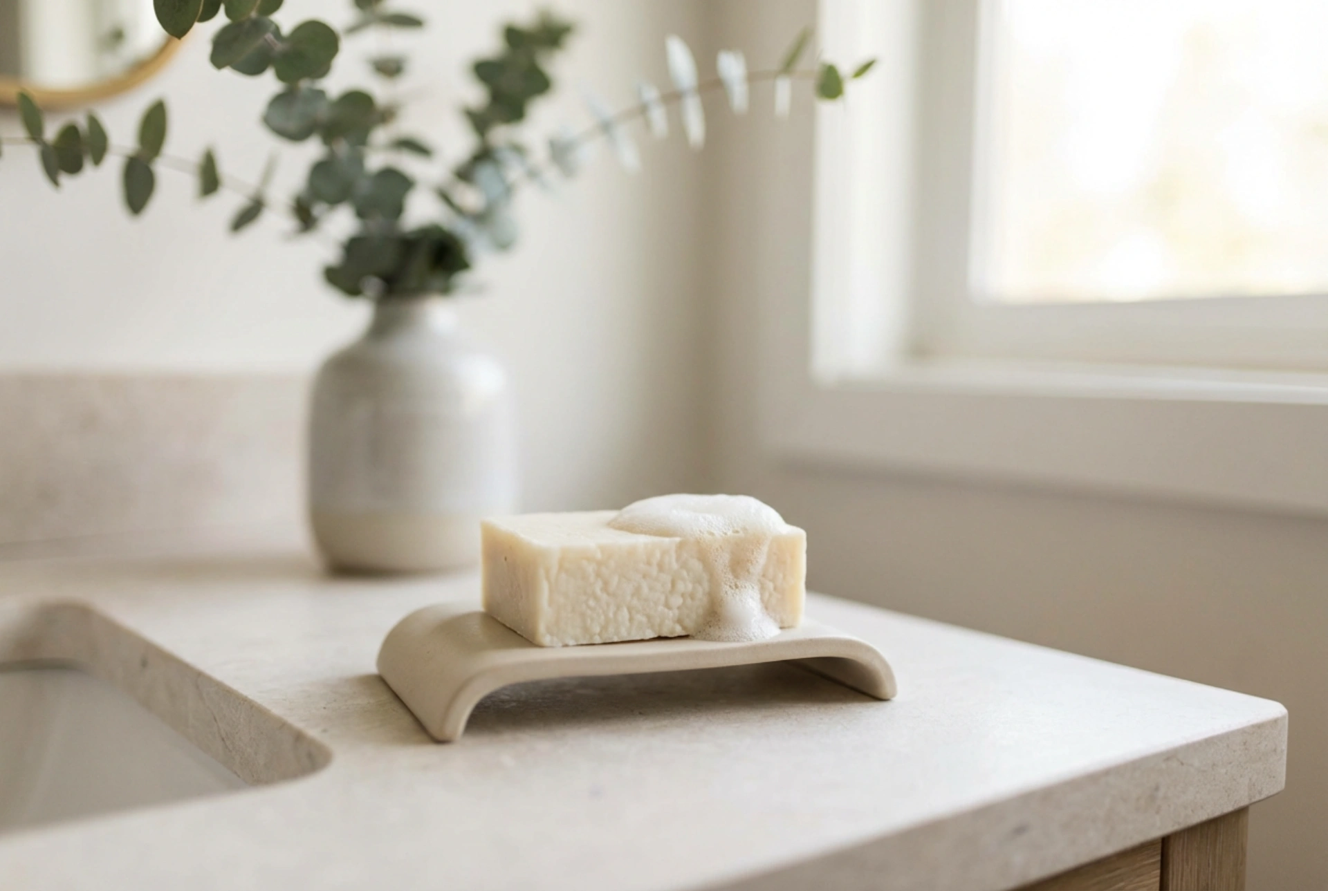 Jabón de leche de cabra: limpieza suave, espuma y conservación de la pastilla