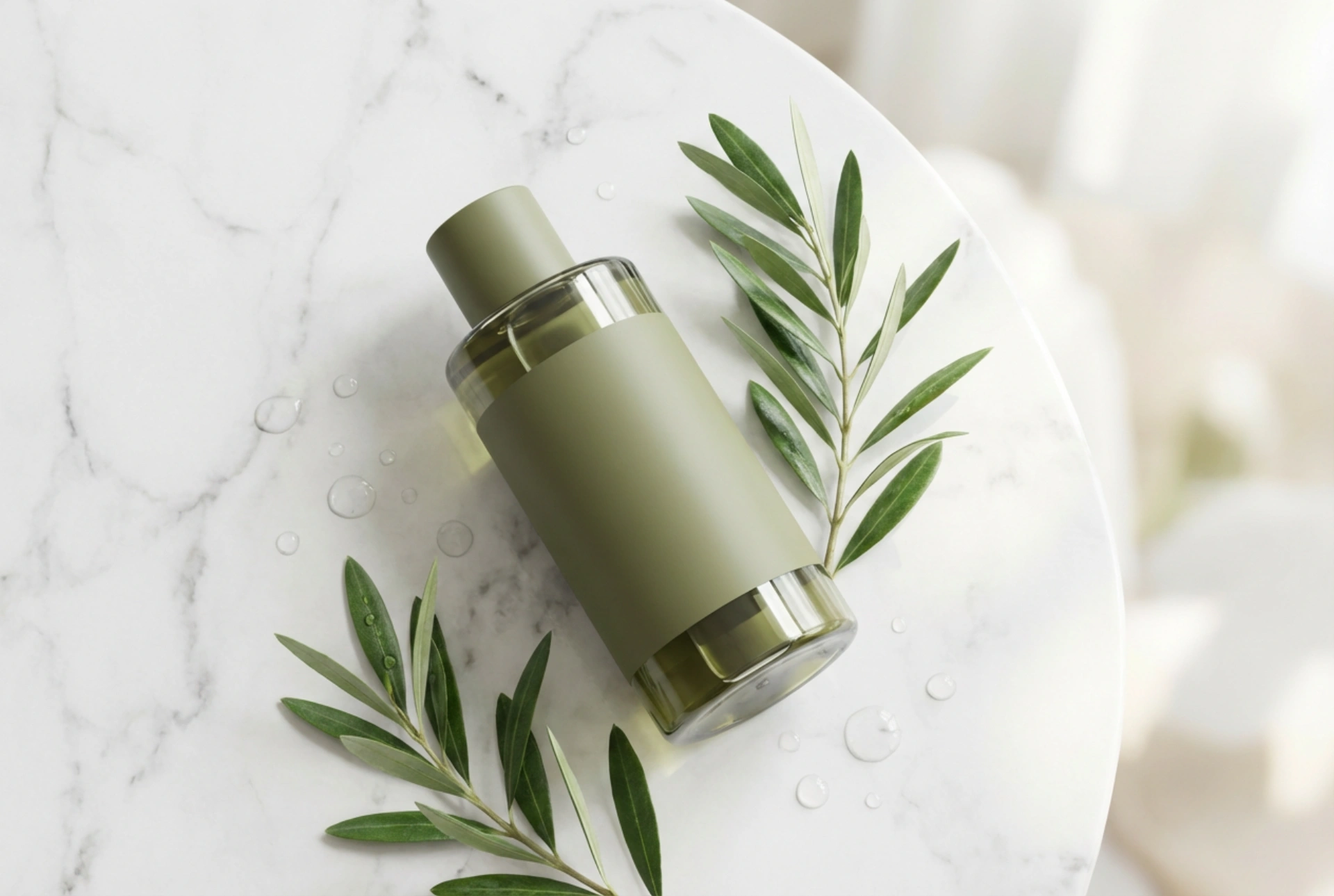 Gel de ducha con aceite de oliva: limpieza suave y piel tersa después del baño