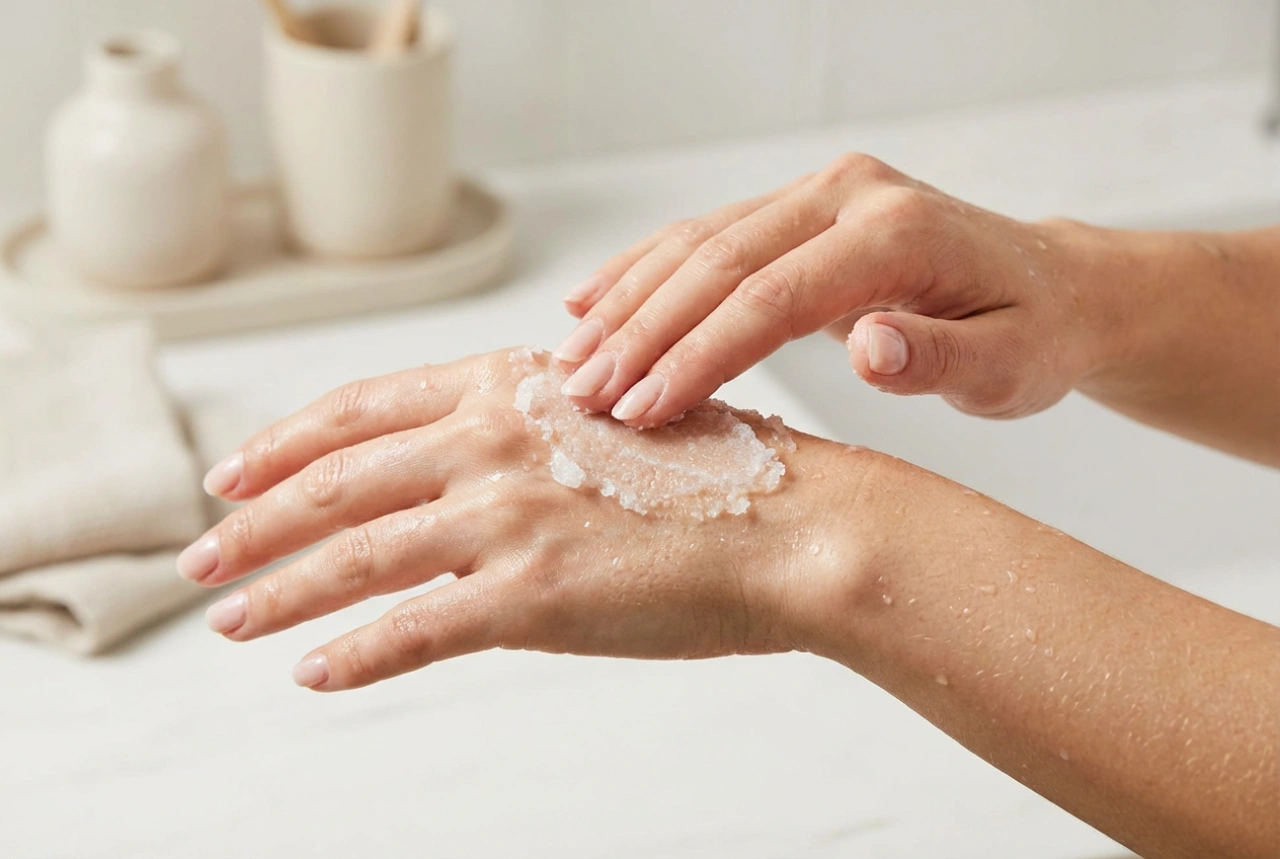 Exfoliante de azúcar: un método sencillo para una piel suave y una mejor absorción