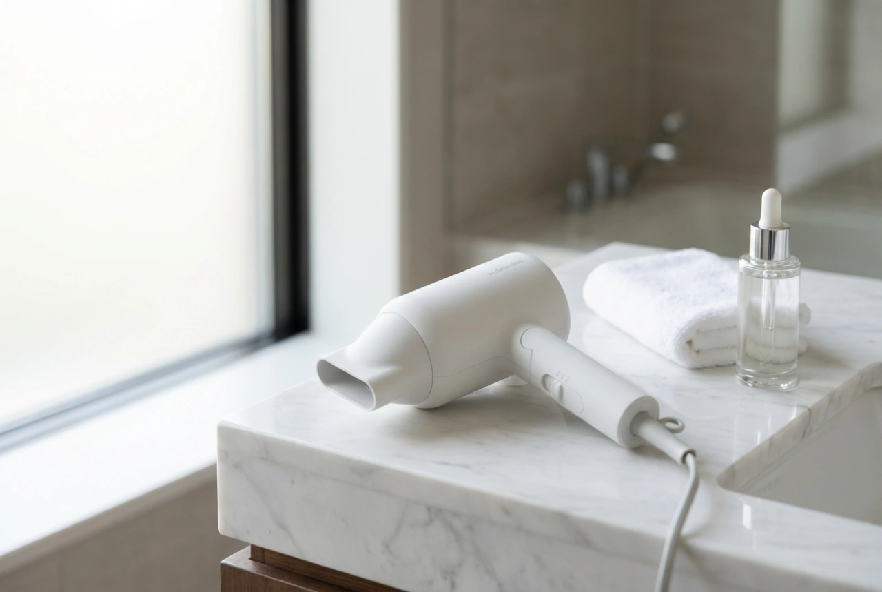 Secador de pelo pequeño: secado inteligente en viajes y protección del cabello