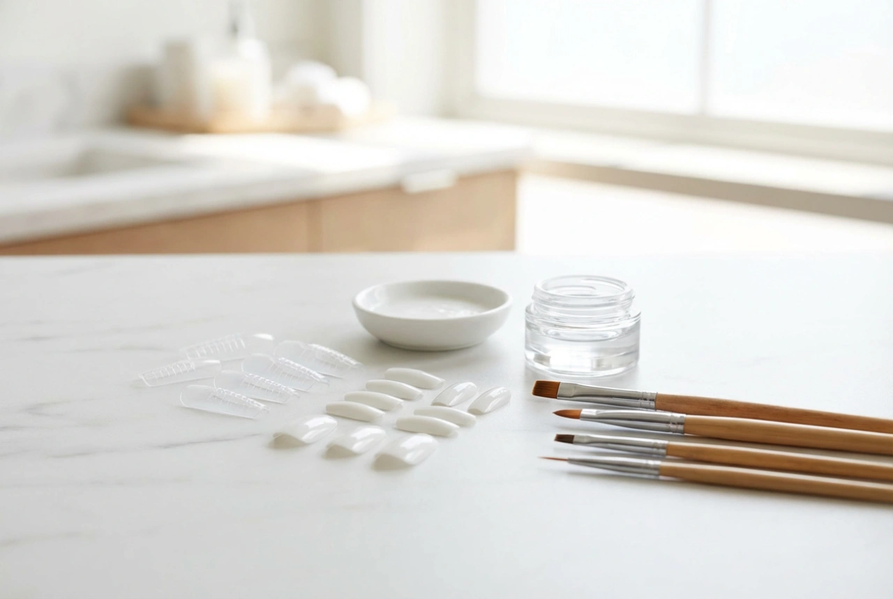 Accesorios para la extensión de uñas: moldes, tips y técnica