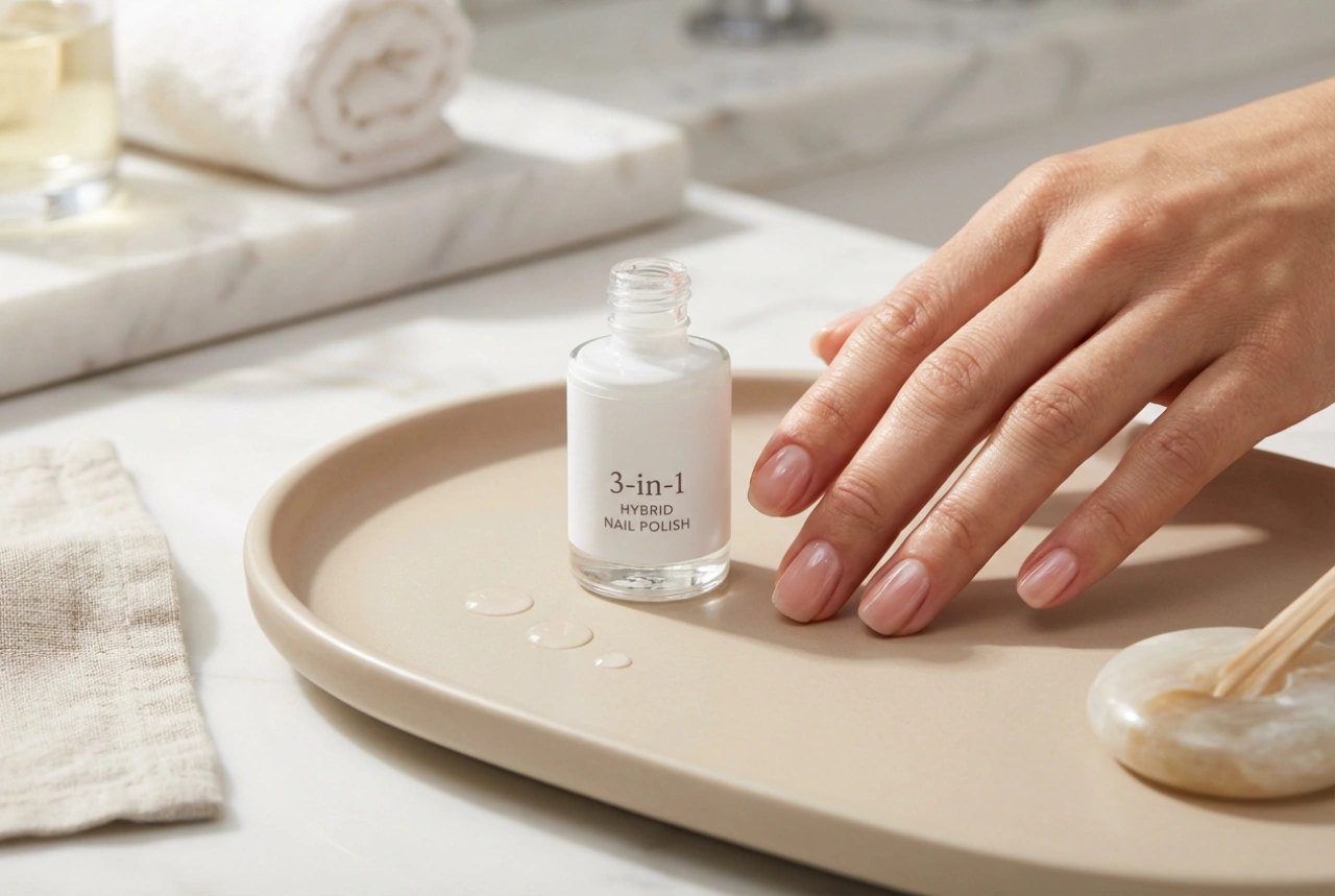 Esmalte semipermanente 3 en 1: cuándo utilizarlo y cómo aplicarlo sin marcas