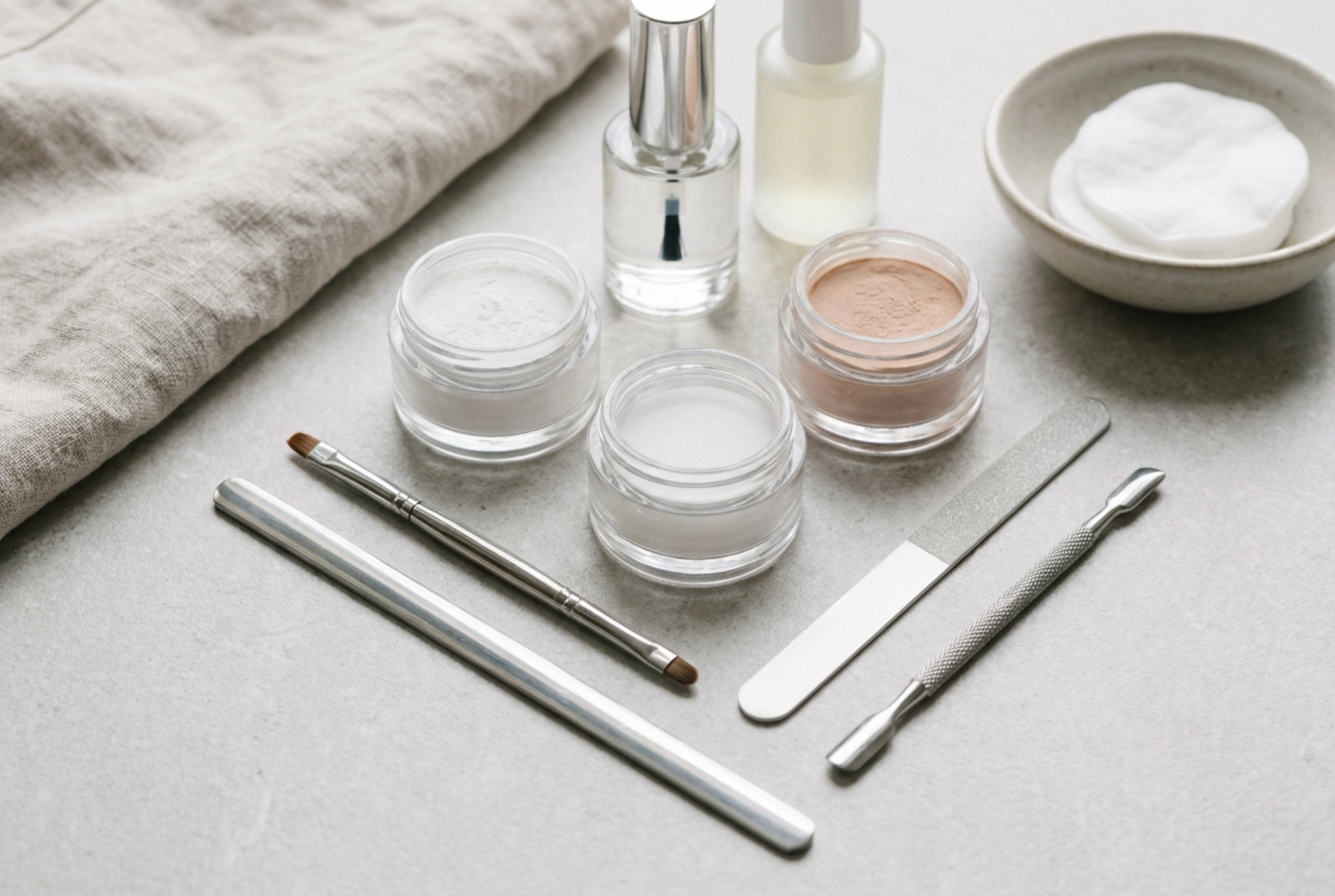 Kit de manicura de titanio: contenido y técnica de aplicación paso a paso