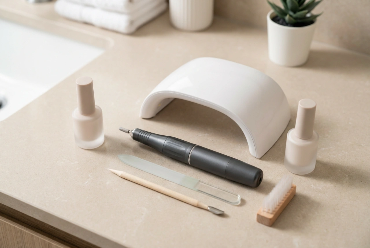 Herramientas para la manicura en casa: lámpara, torno y lo que realmente necesitas