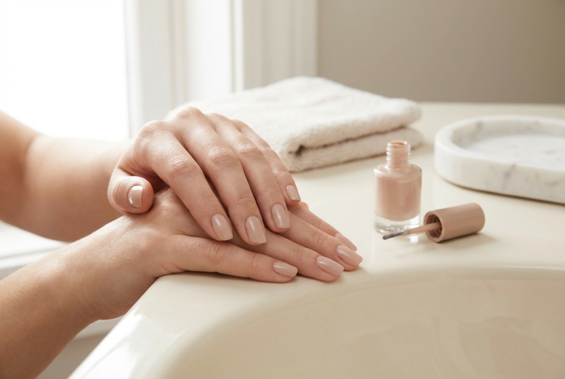 Esmalte de uñas beige: cómo conseguir una cobertura uniforme y un acabado elegante