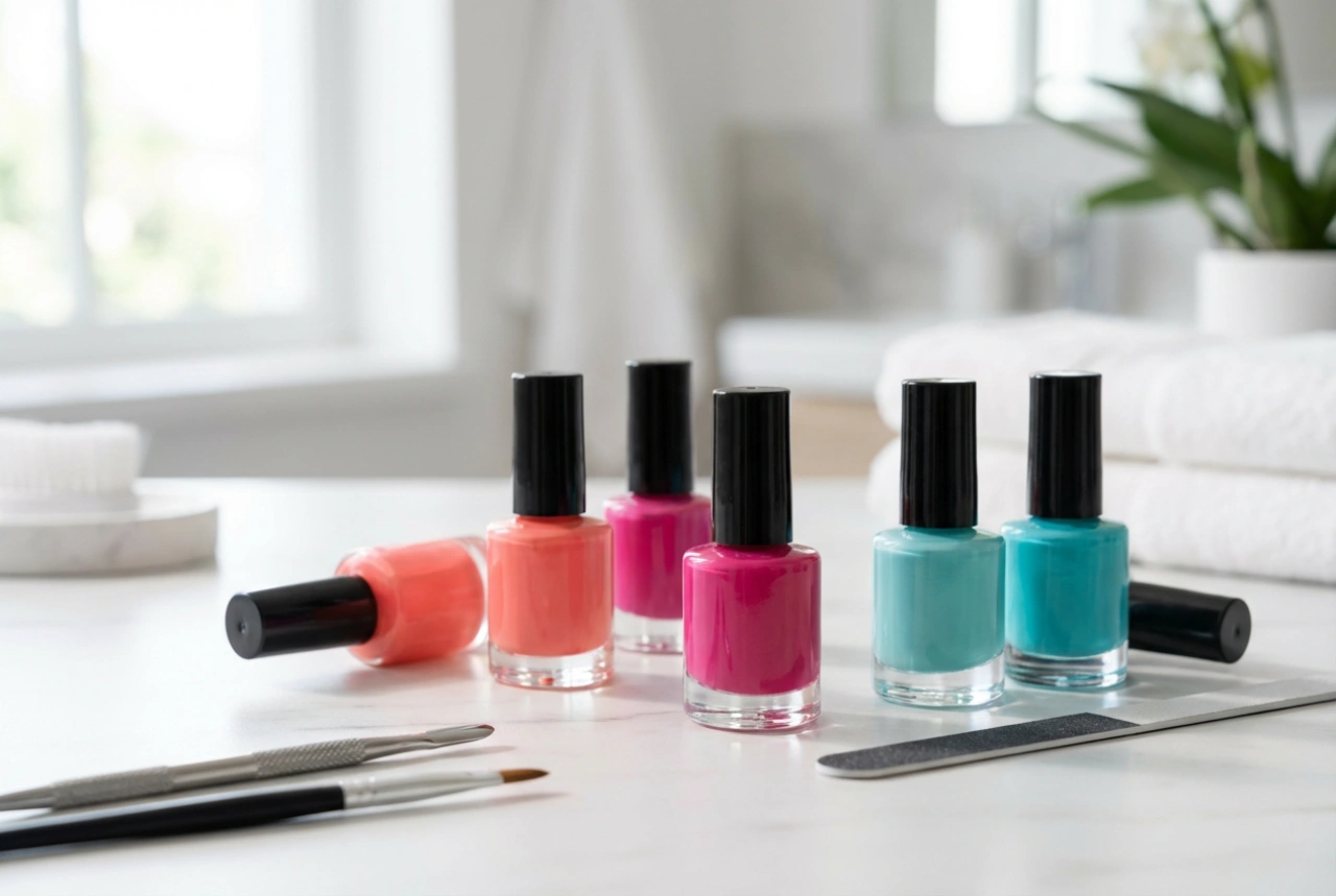 Manicura semipermanente de verano: preparación de las uñas, elección de colores vivos y protección del brillo