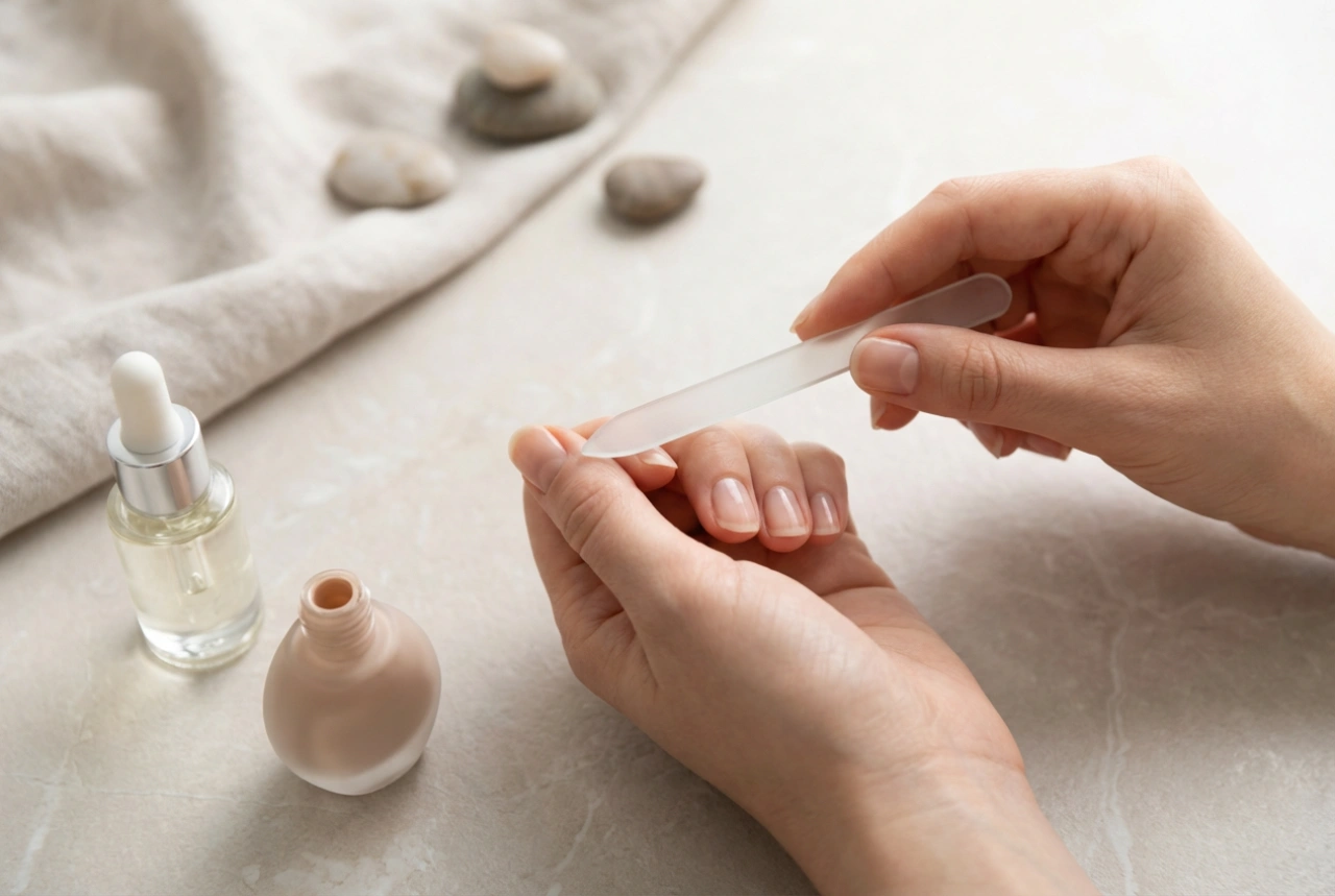 Manicura clásica en casa: cuidado de cutículas, limado y esmaltado