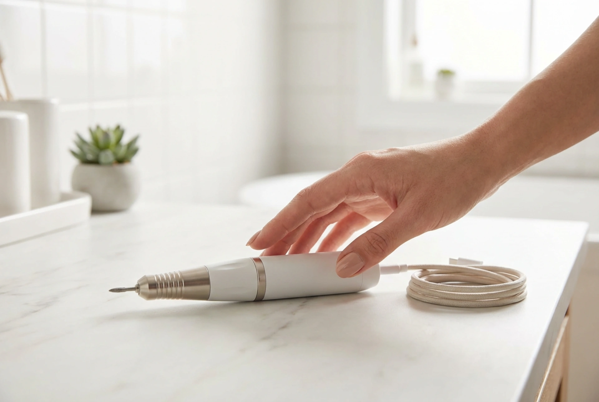 Torno de uñas inalámbrico: comodidad, carga e higiene