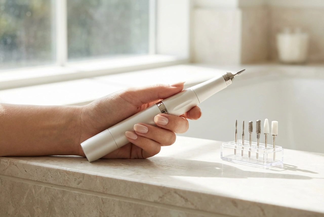 Torno de uñas compacto: ergonomía, selección de fresas y aprendizaje de uso