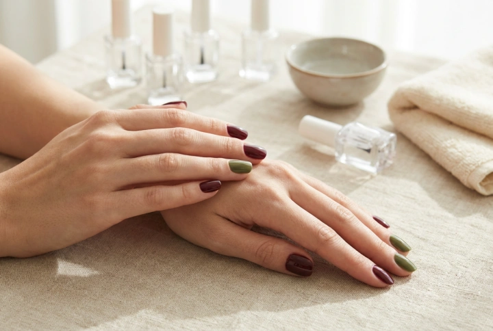 Uñas híbridas para el otoño: colores, técnicas y un efecto duradero