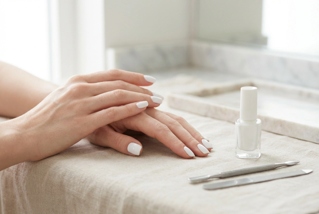 Uñas blancas en las manos: cómo pintarlas, cuidarlas y decorarlas