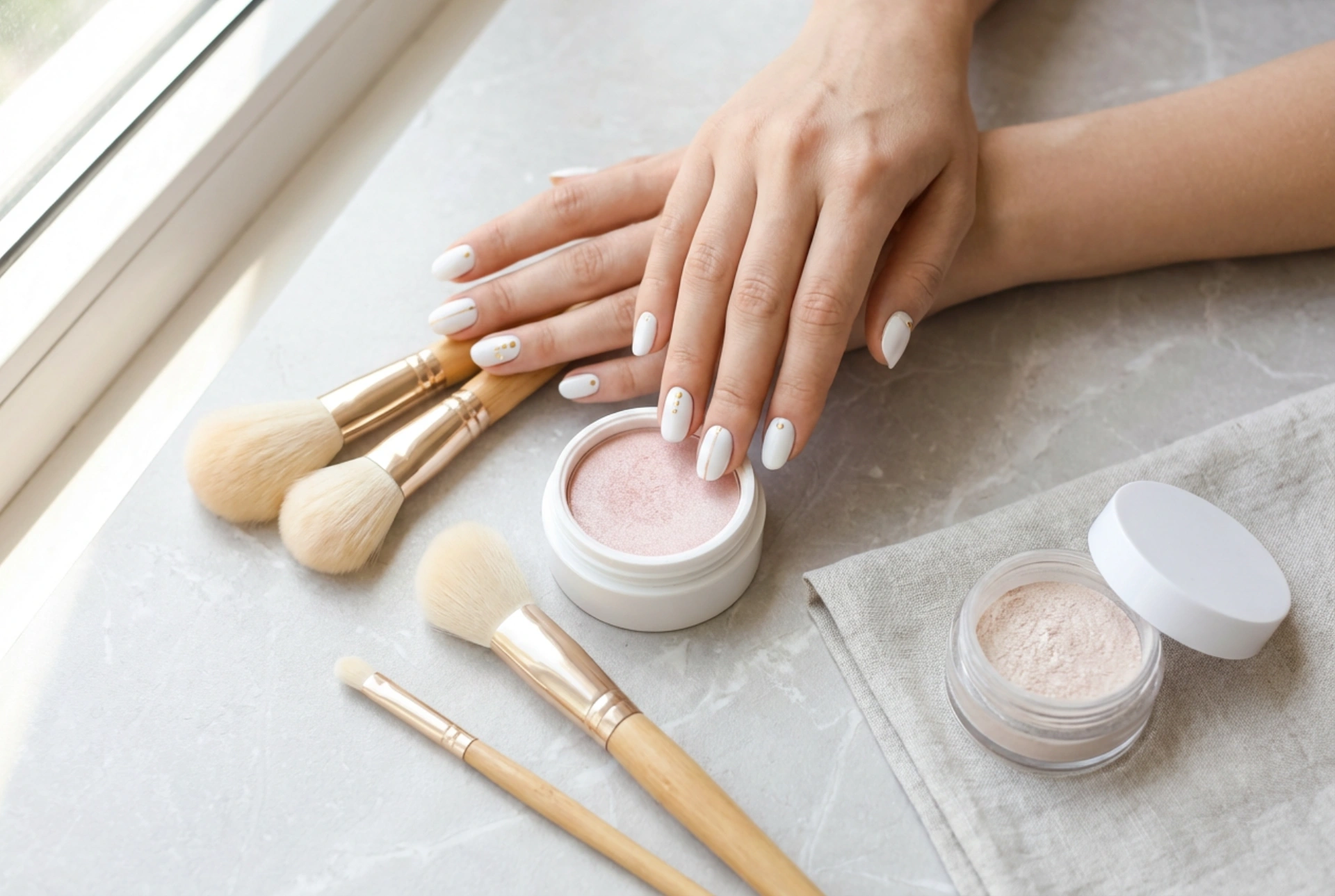 Uñas blancas decoradas: 5 técnicas sencillas para principiantes