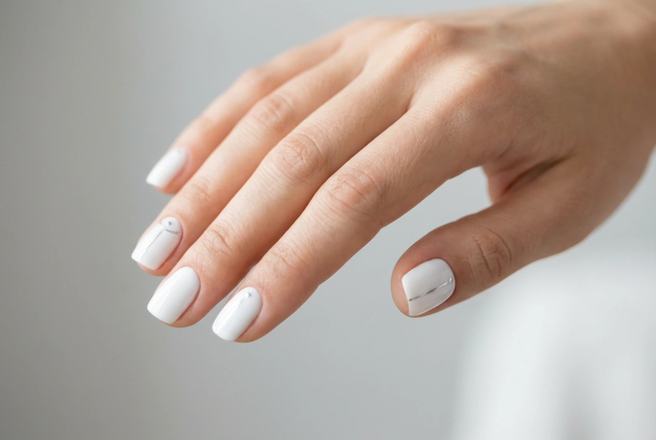 Decoración en uñas blancas: cómo añadir acentos sin excesos