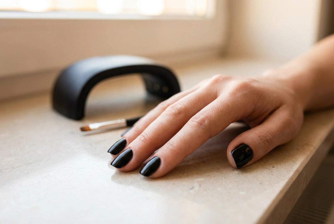 Cómo hacer uñas de gel negras: consejos para principiantes
