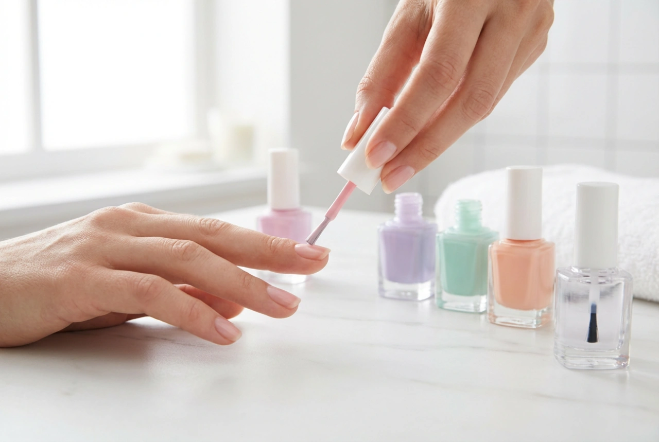 Manicura pastel paso a paso: elección de tonos, aplicación sin rayas y top coat