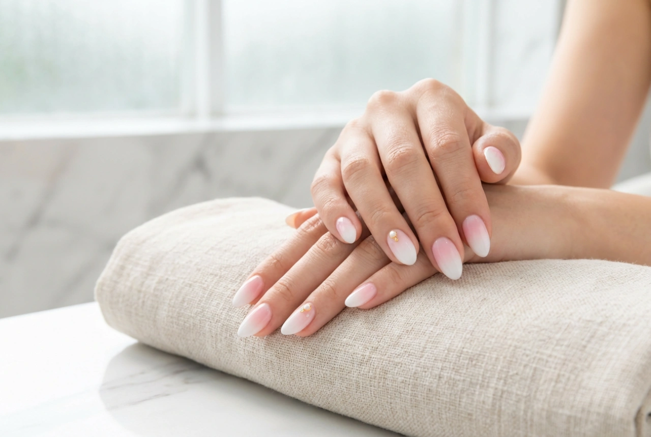 Uñas en blanco y rosa: combinaciones delicadas, estilo ombre y diseños elegantes