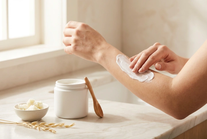 Bálsamo para piel seca: selección de ingredientes y aplicación después del baño