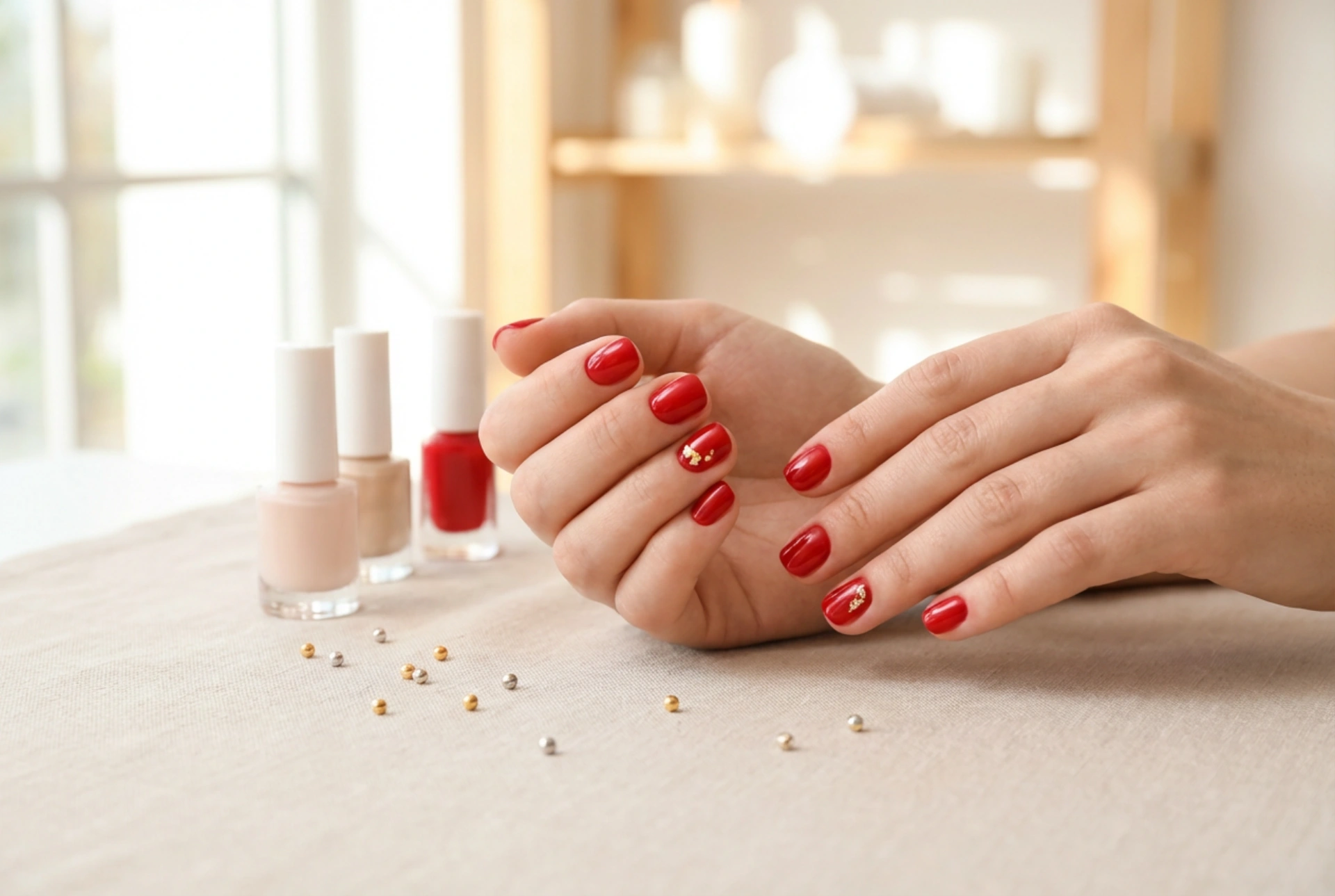 Uñas rojas con detalles: qué acentos elegir y cómo aplicarlos