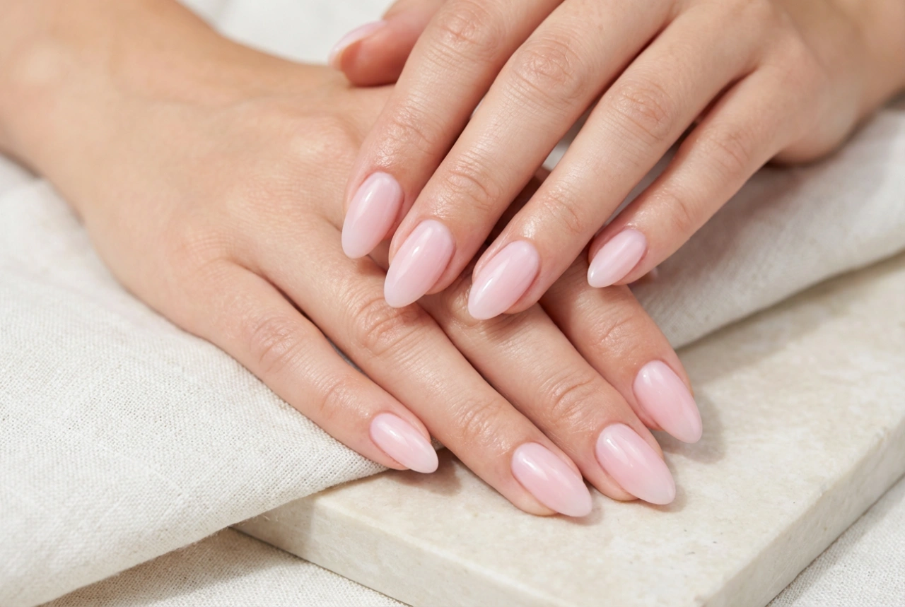 Uñas rosa pastel: cómo lograr un efecto lechoso y un brillo radiante
