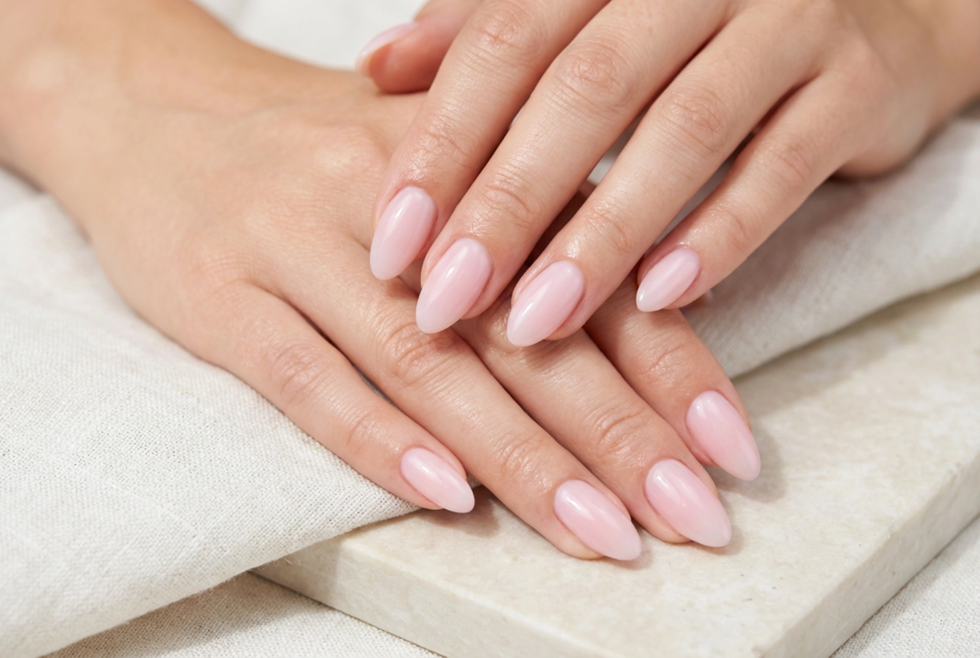 Uñas rosa pastel: cómo lograr un efecto lechoso y un brillo radiante