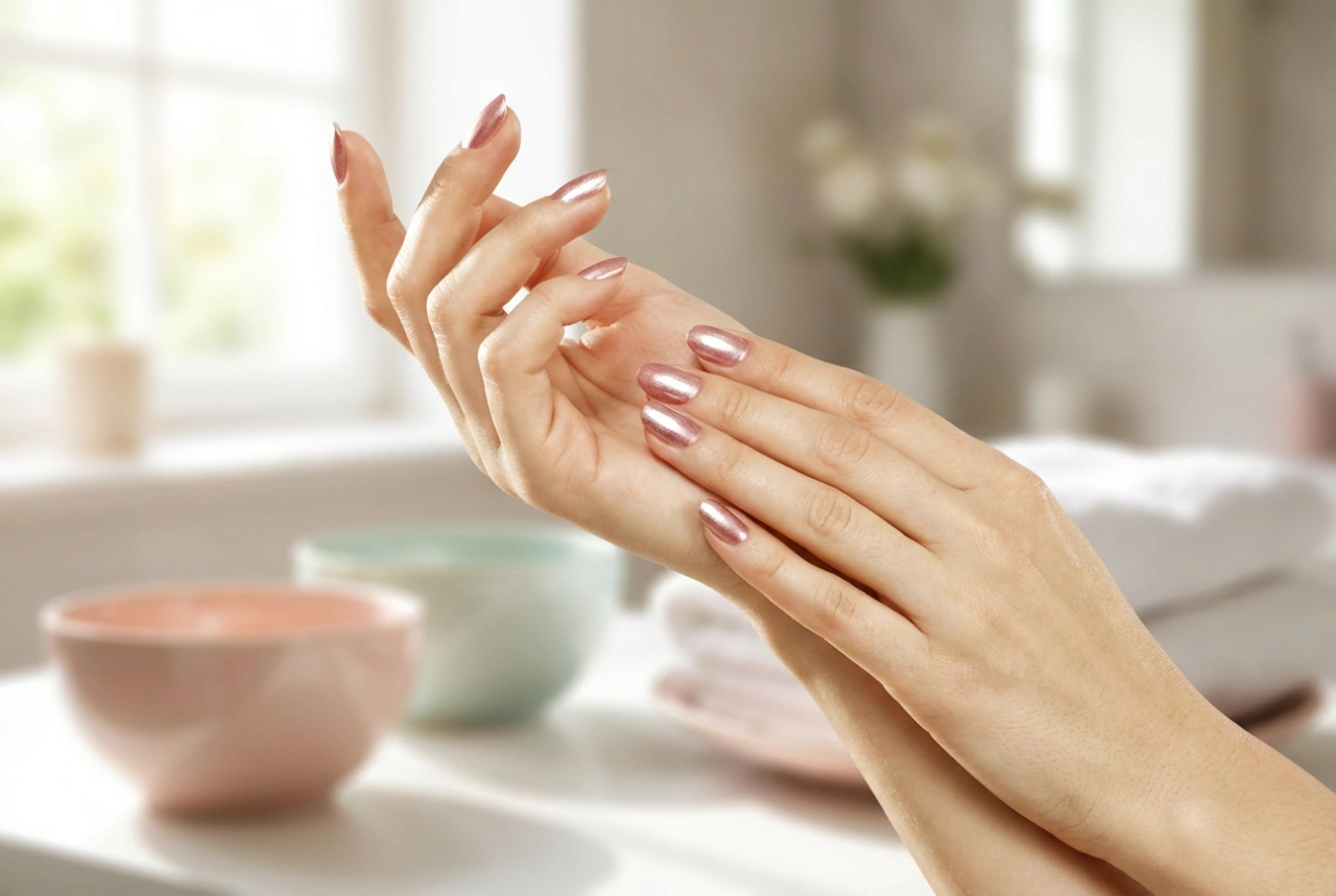 Uñas oro rosa: cómo lograr un efecto elegante en pocos pasos