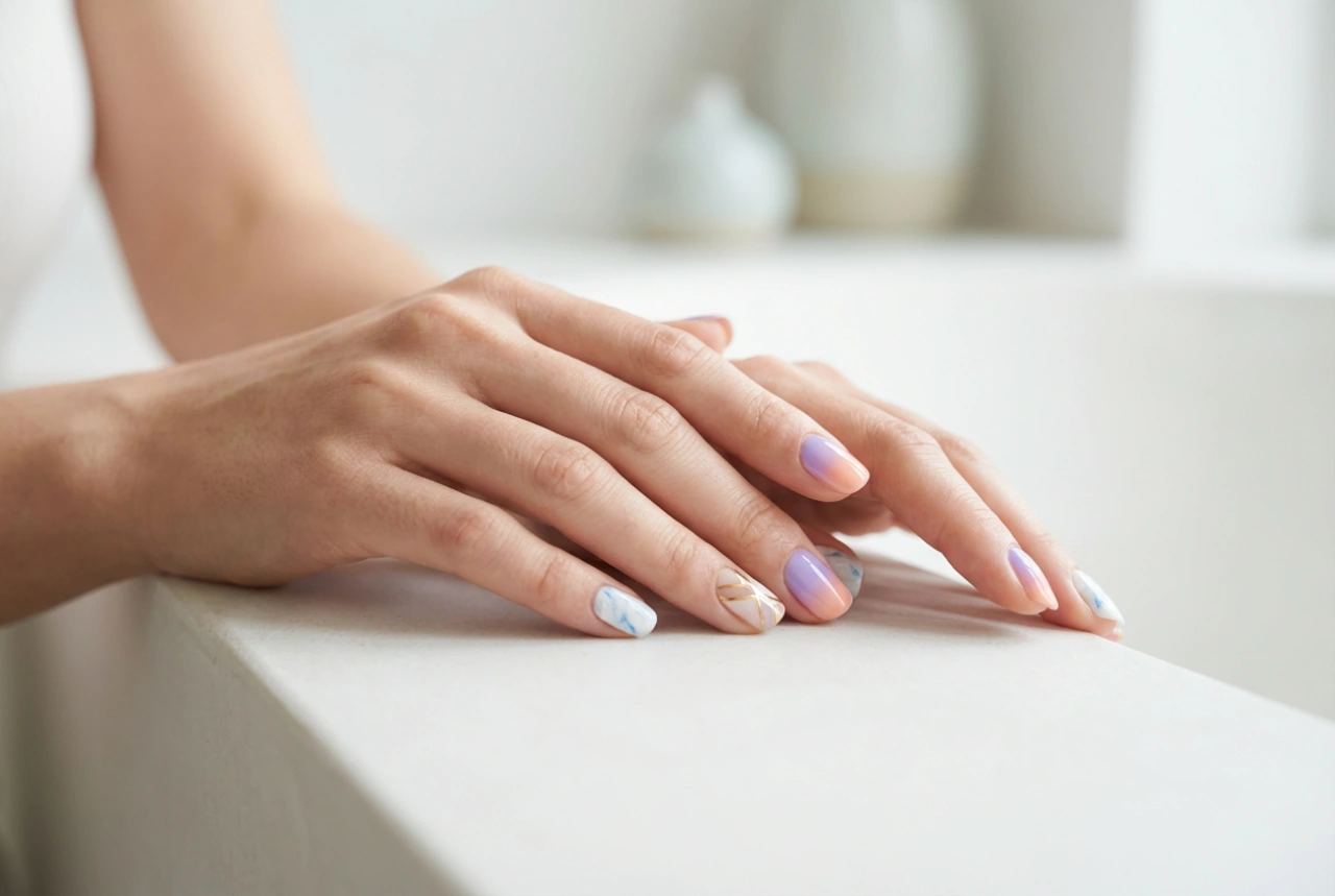 Uñas de gel coloridas: tres formas de combinar colores y decoraciones