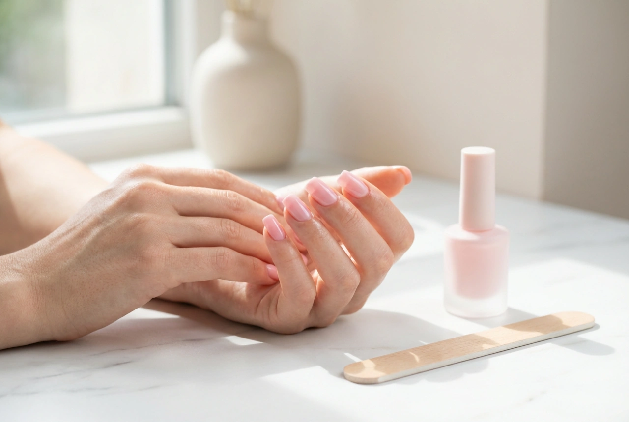 Uñas cuadradas rosas: cómo dar forma, pintar y cuidar las cutículas