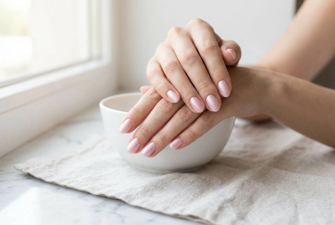 Efecto Polvo en las Uñas: Uñas Rosas con Acabado Perfecto sin Manchas