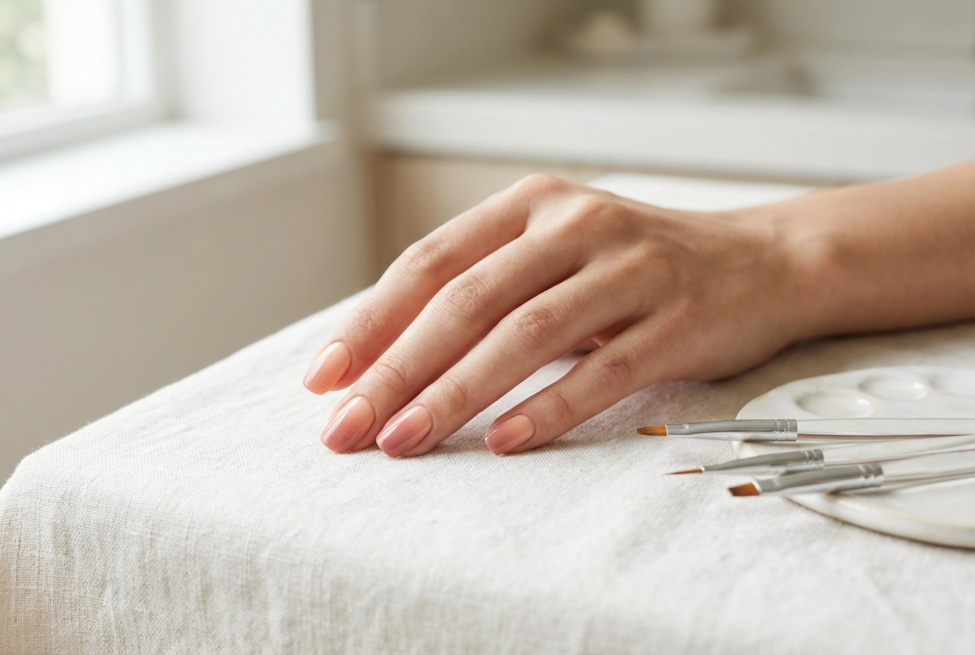 Uñas ombré: técnica con esponja, pincel y aerógrafo