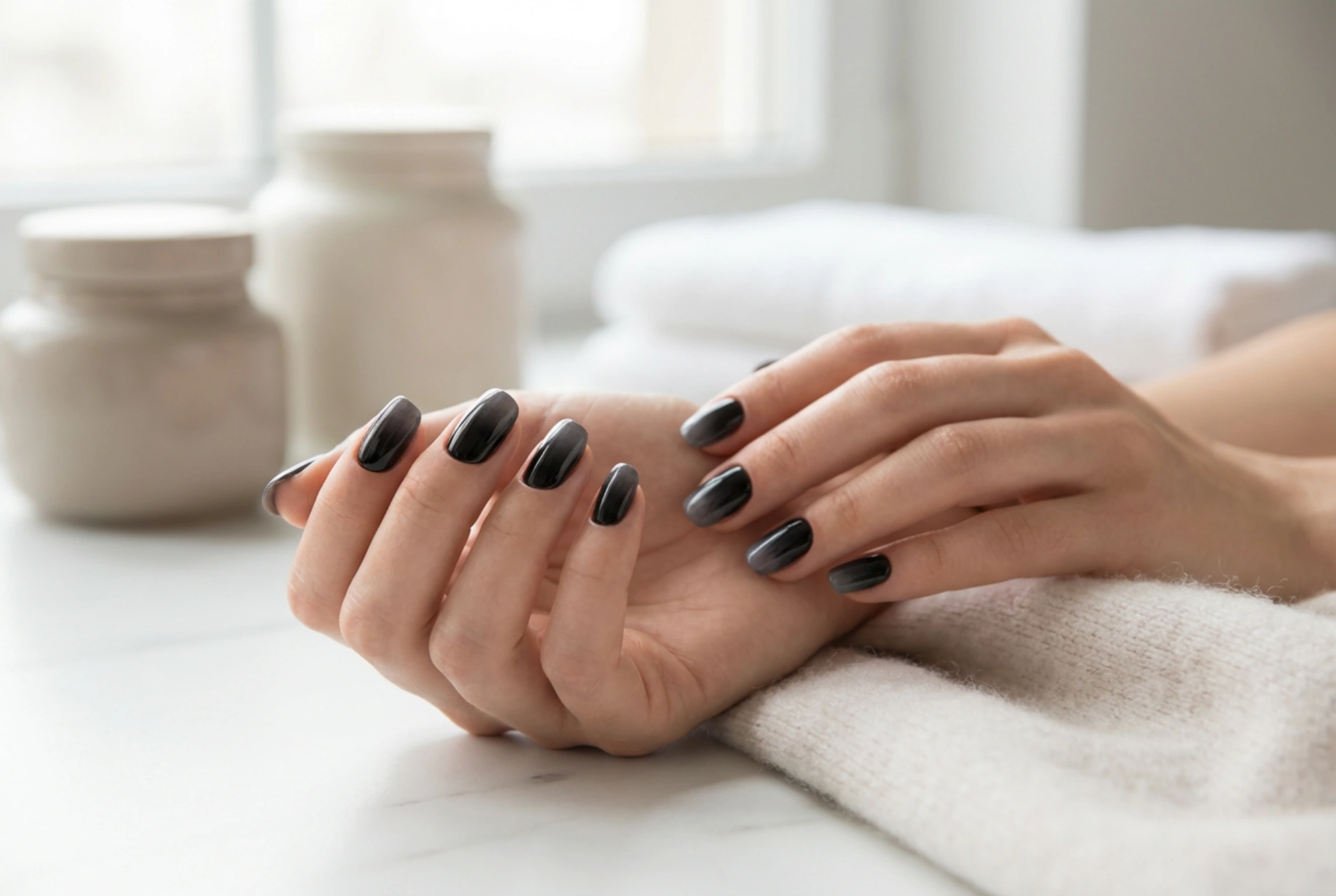 Uñas Ombre Negras: Transiciones Suaves, Efecto Humo y Errores a Evitar
