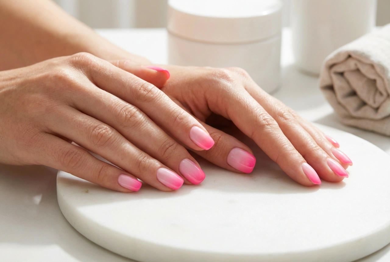 Uñas ombre rosa paso a paso: desde el baby boomer hasta el neón