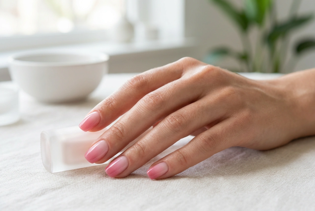 Cómo hacer uñas ombre rosas sin rayas: una técnica probada