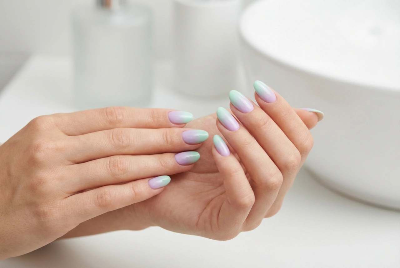 Ombré pastel en las uñas: técnica, errores y correcciones