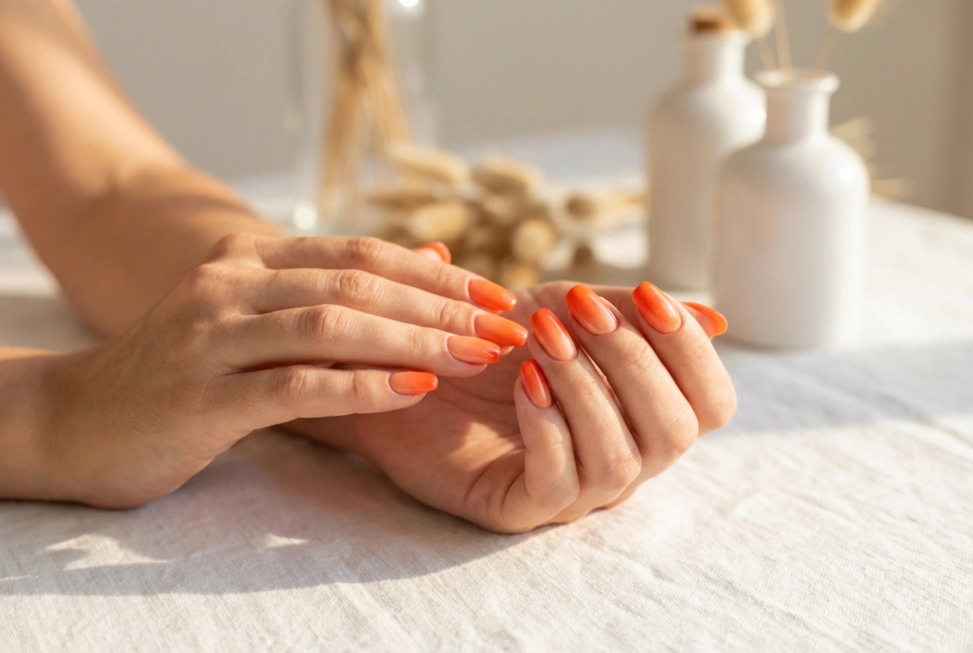 Uñas Ombre Naranjas: Una Transición Jugosa para el Verano
