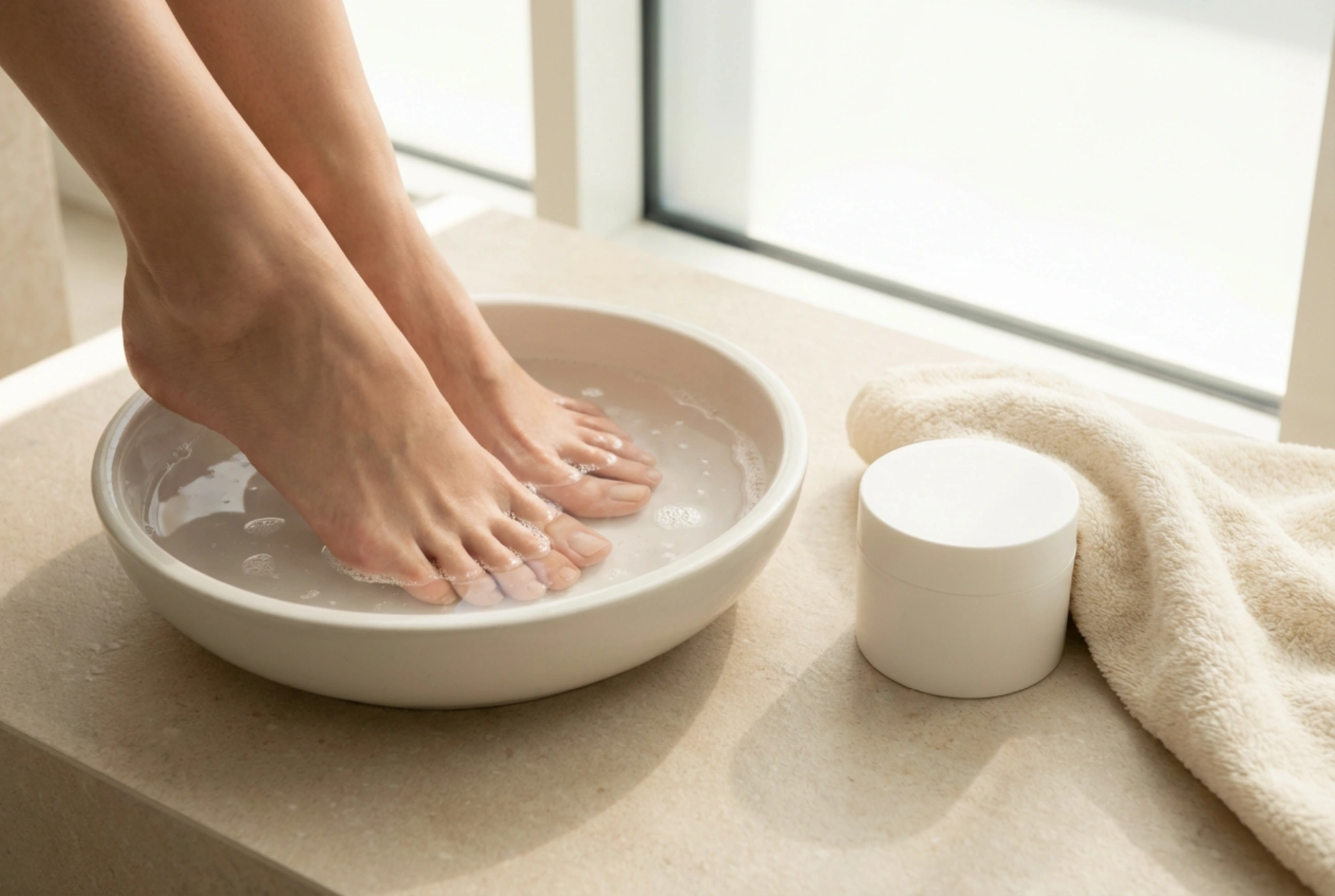 Cuidado de los pies: hábitos diarios, baños caseros y cremas