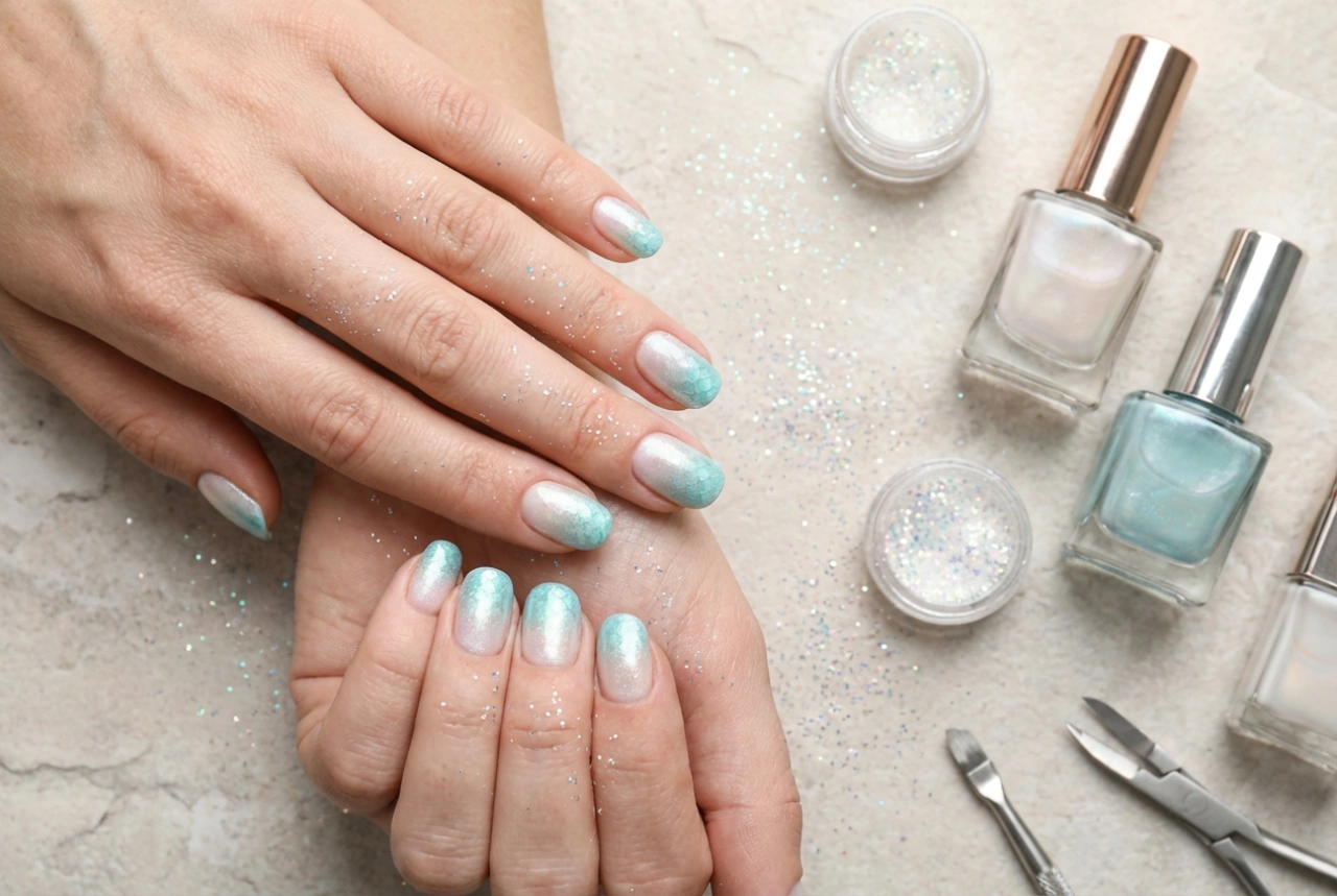 Uñas ombre con efecto sirena: guía completa de productos y técnica