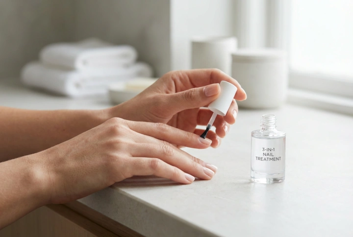 Esmalte de uñas híbrido 3 en 1: aplicación, limitaciones y uso