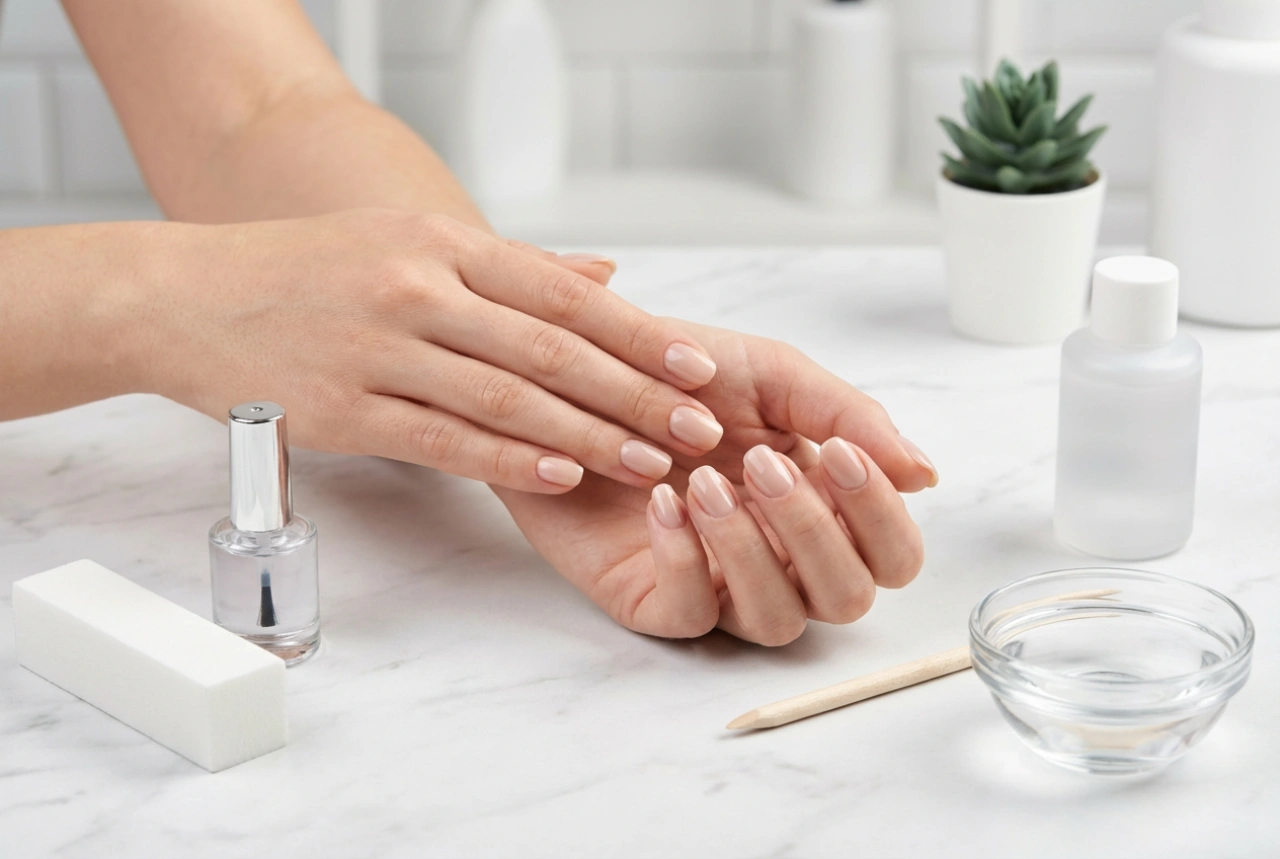 Manicura híbrida: guía desde la preparación hasta la retirada
